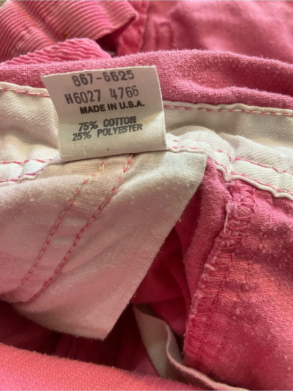 Vintage 80’s OshKosh B’Gosh Girls’ Pink Corduroy Overalls